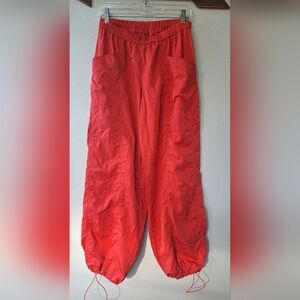 Free People Movement Offsides Athletic Pants Red Womens Size S